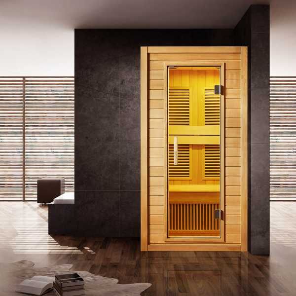 Инфракрасная сауна Mexda WS-1604SR красный кедр 1000*1000*1900