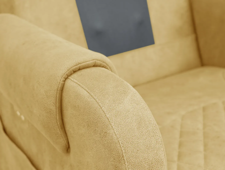 Массажное кресло реклайнер с подъемом FUJIMO LOUNGE UP F7003 ZLFL на заказ