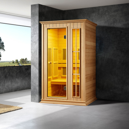 Инфракрасная сауна Mexda WS-1702SR красный кедр 1200*1050*2000