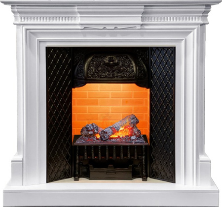 Каминокомплект Chelsea под Cassette 400(белый)